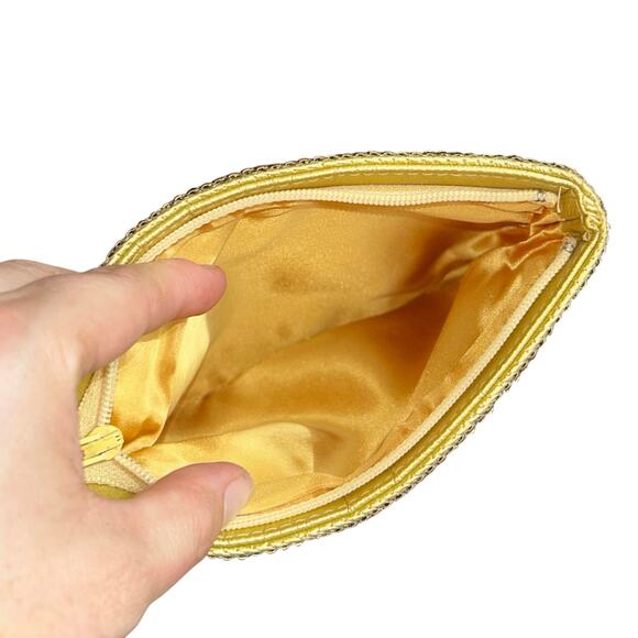 La Regale gold mesh evening purse clutch vintage handbag - Picture 6 of 10